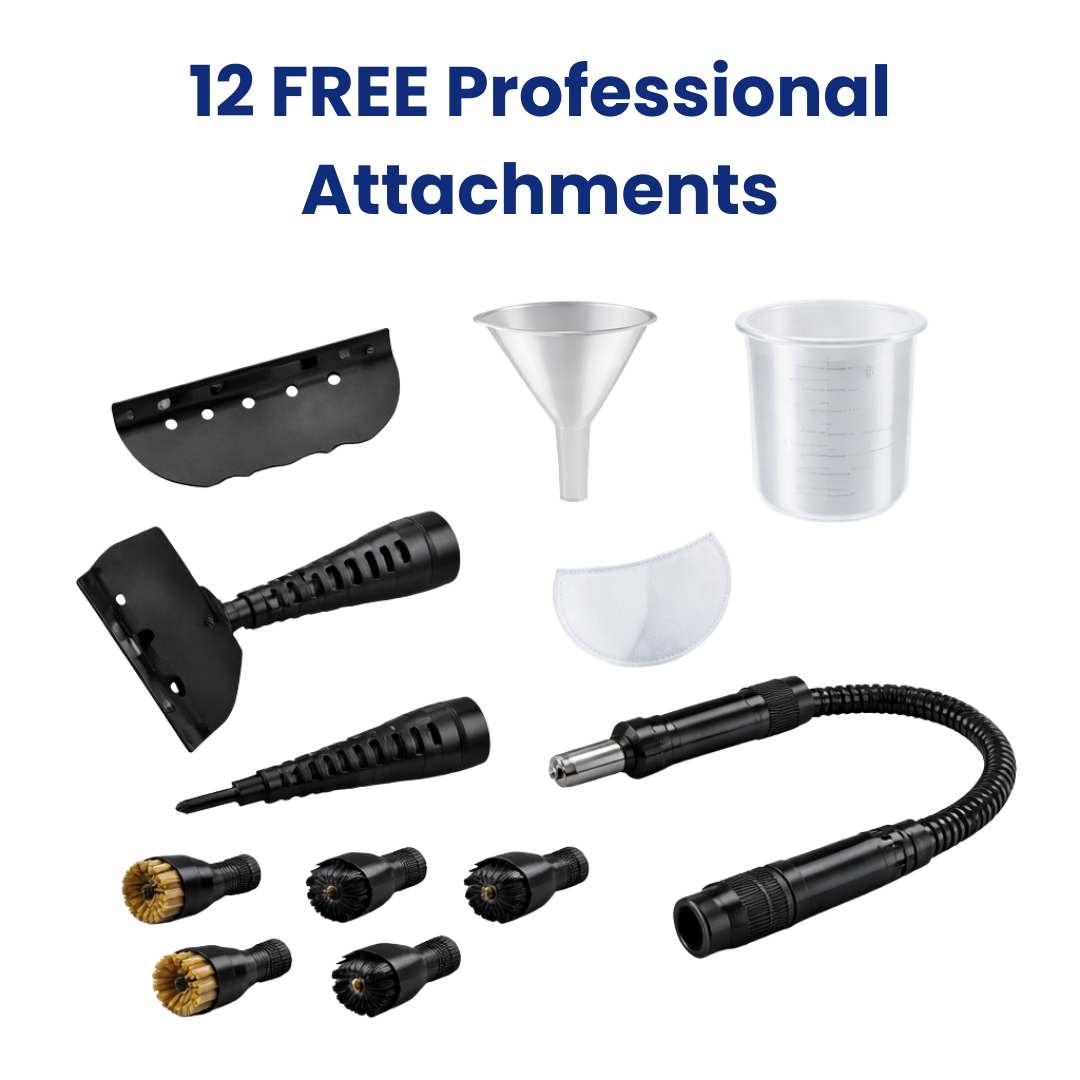 12 FREE Professional Attachments