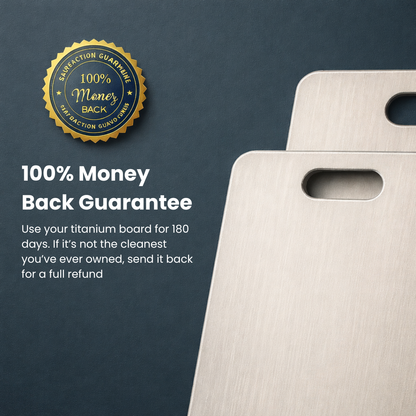 100% Pure Titanium Cutting Board