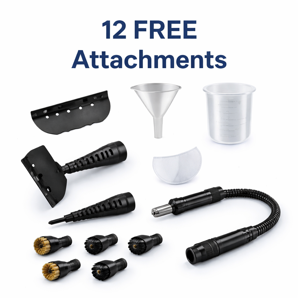 12 FREE Professional Attachments