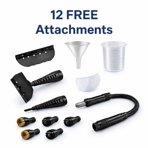 12 FREE Professional Attachments